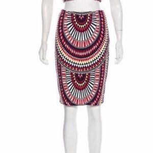 Mara Hoffman Geometric Print Jersey Skirt